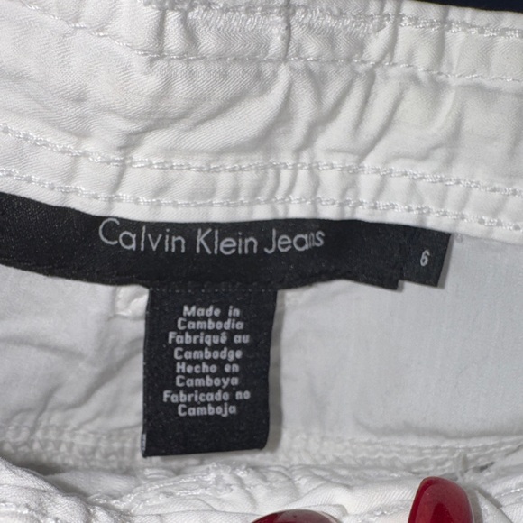 Calvin Klein - Women’s White Cargo Pants Size 6 - Picture 4 of 17